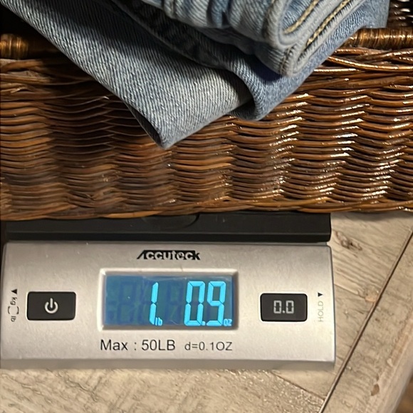 We the Free by Free People Womens Jeans 30 Blue Distressed High Rise raw hem Y2K - Picture 8 of 8